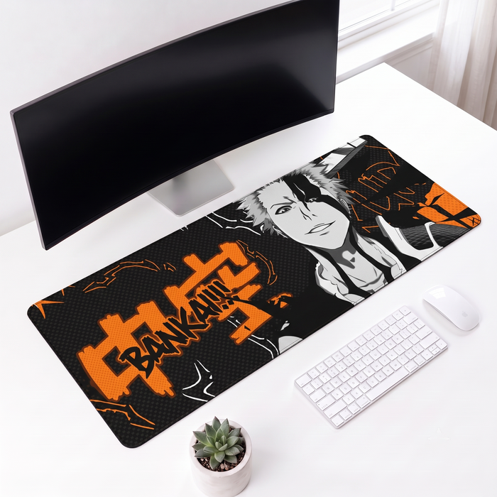 Obsidian Ember Desk Mat Mouse Pad