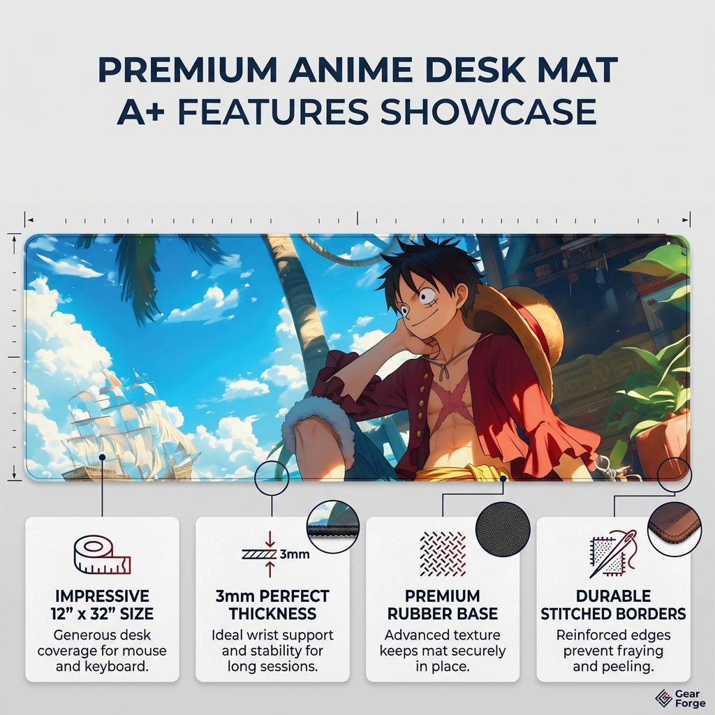 Sunny Voyage Desk Mat Mouse Pad