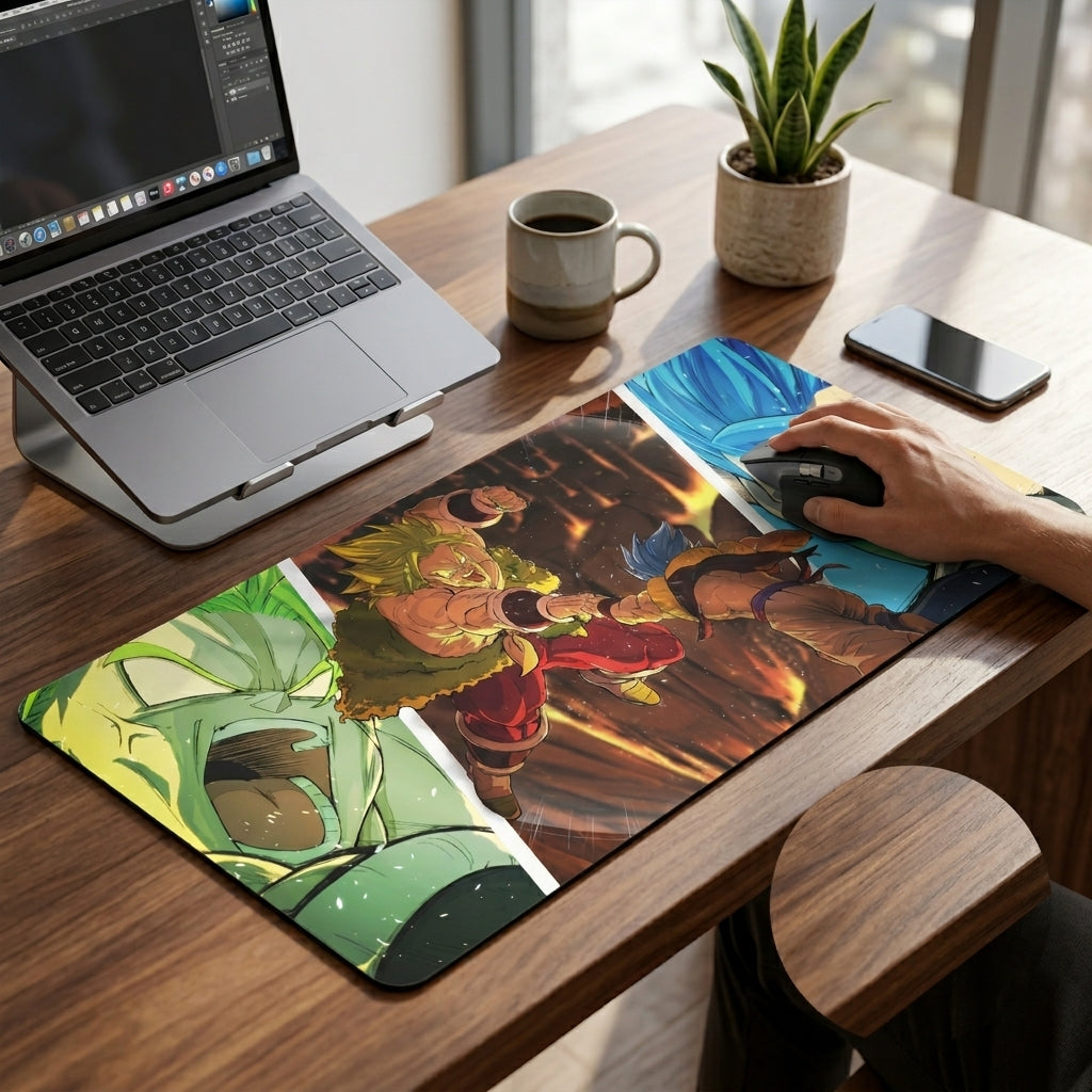 Dynamic Battle Fusion Desk Mat Mouse Pad