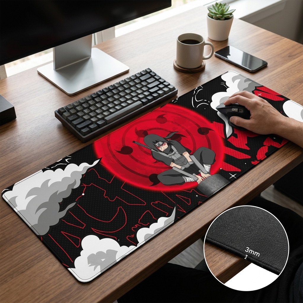 Shadow Eclipse Gaming Desk Mat Mouse Pad