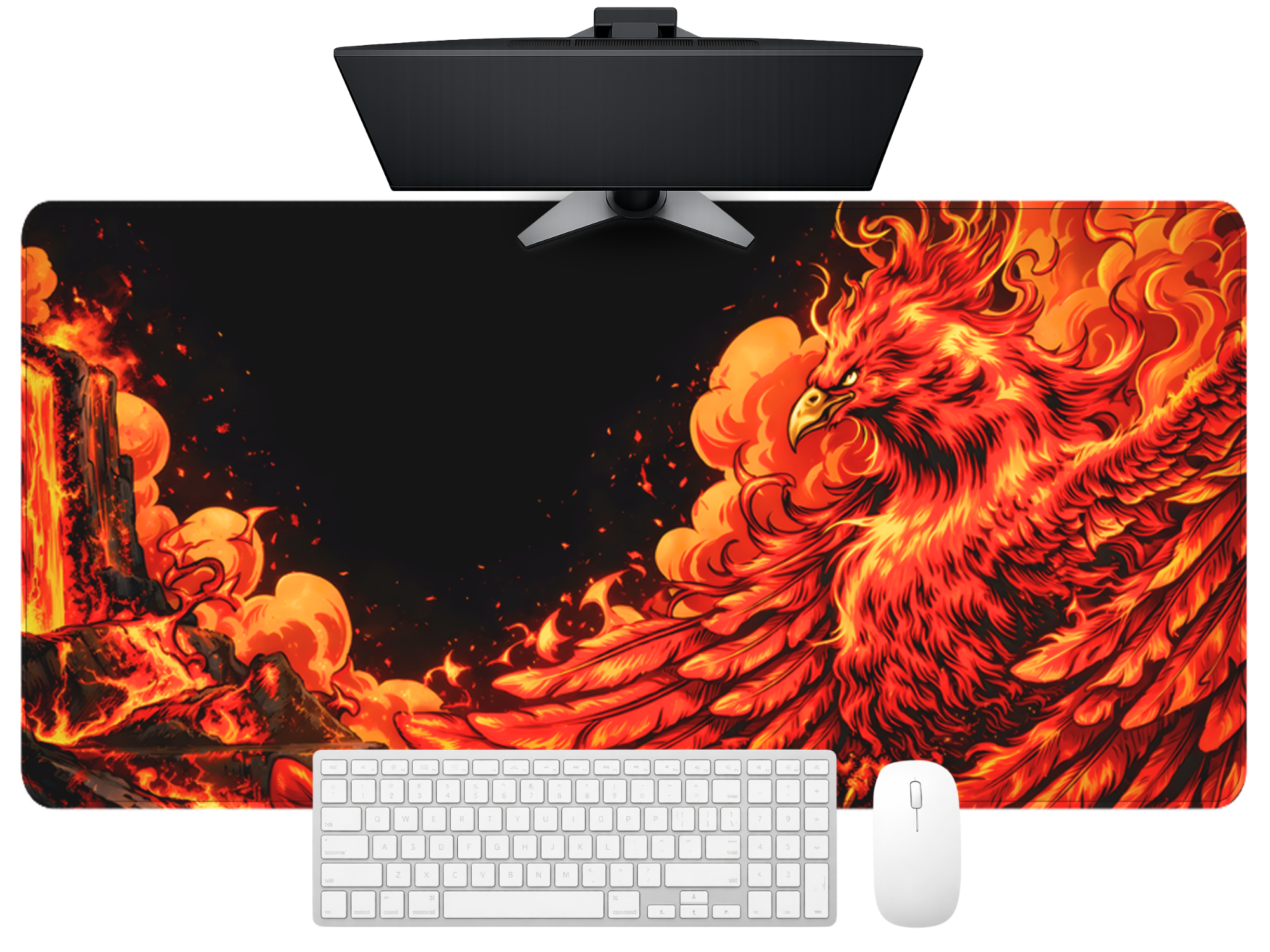 Blaze Phoenix – Firestorm Desk Mat Mouse Pad