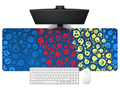 Vibrant Emoji Splash Desk Mat Mouse Pad