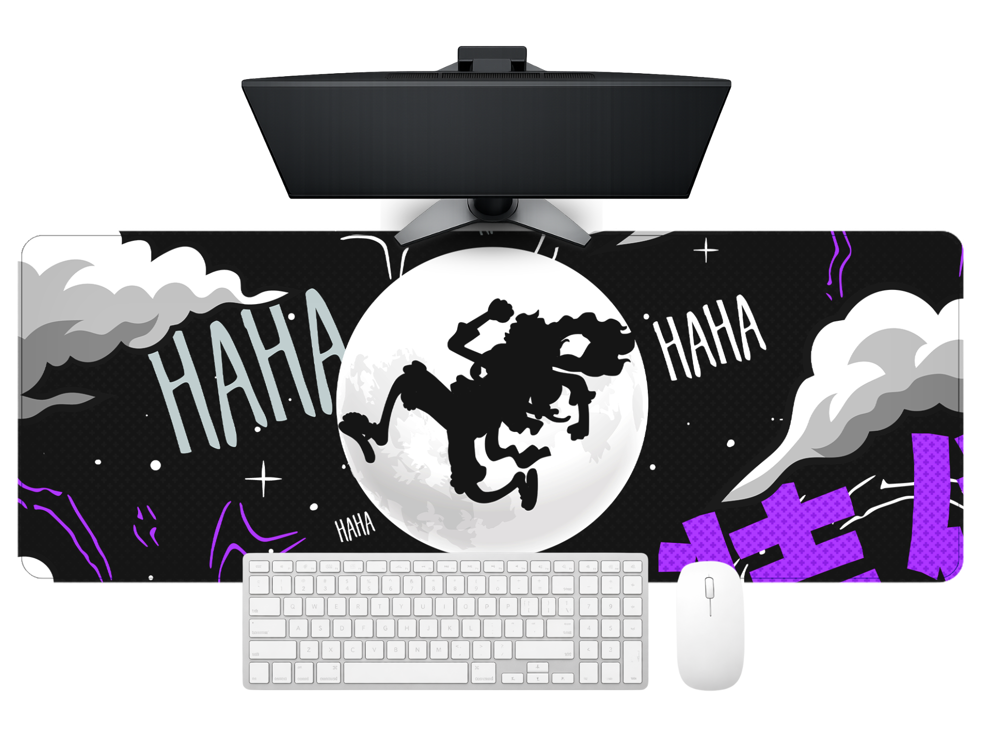 Dark Comic Style Premium Desk Mat
