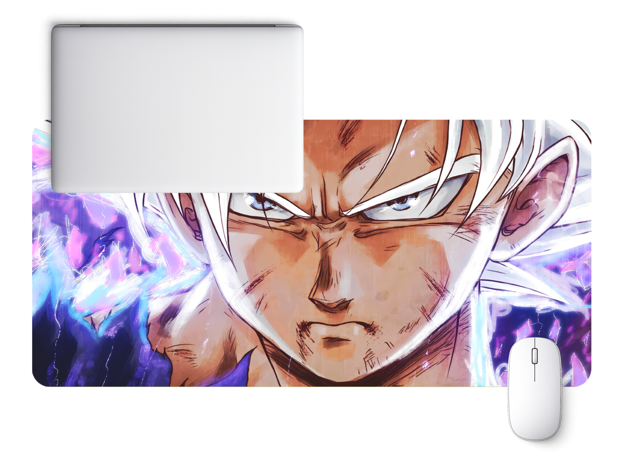 Fierce Aura Anime Desk Mat Mouse Pad