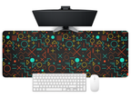 Neon Grid Premium Desk Mat