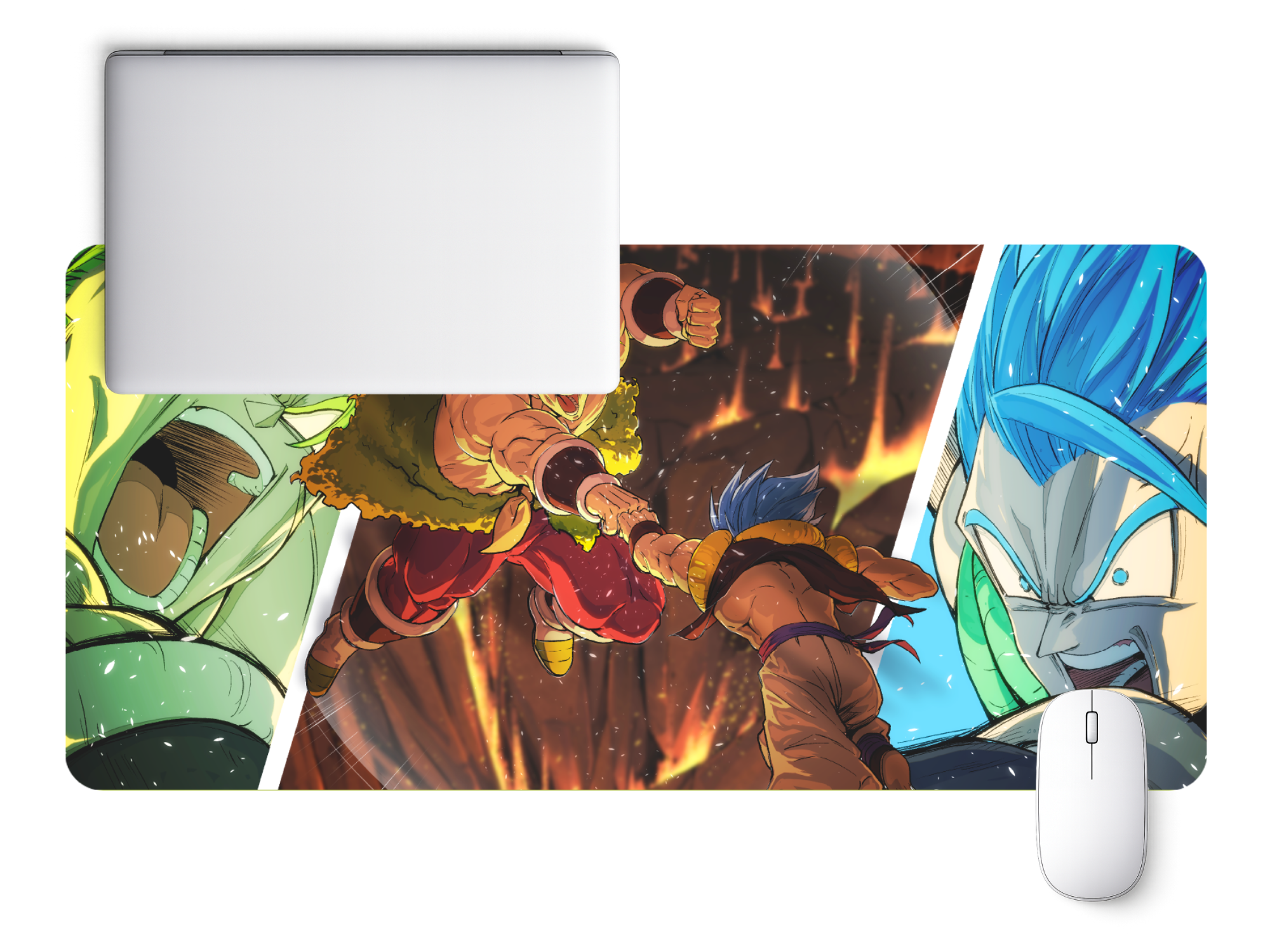 Dynamic Battle Fusion Desk Mat Mouse Pad