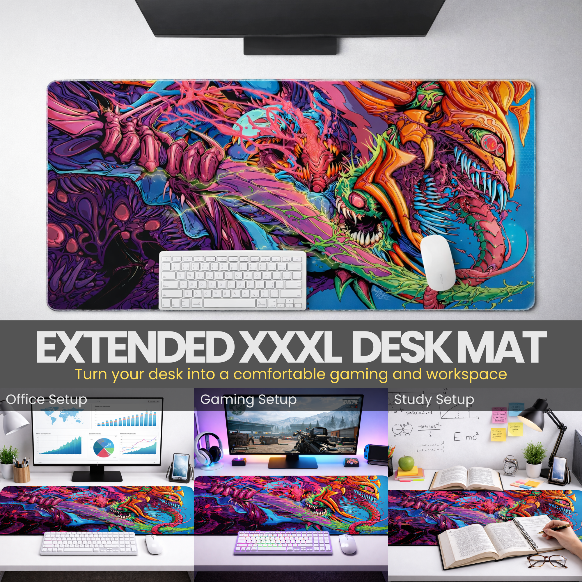 Hyperbeast Chaos Desk Mat Mouse Pad