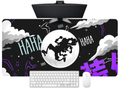 Abstract Shadow Moon Desk Mat Mouse Pad
