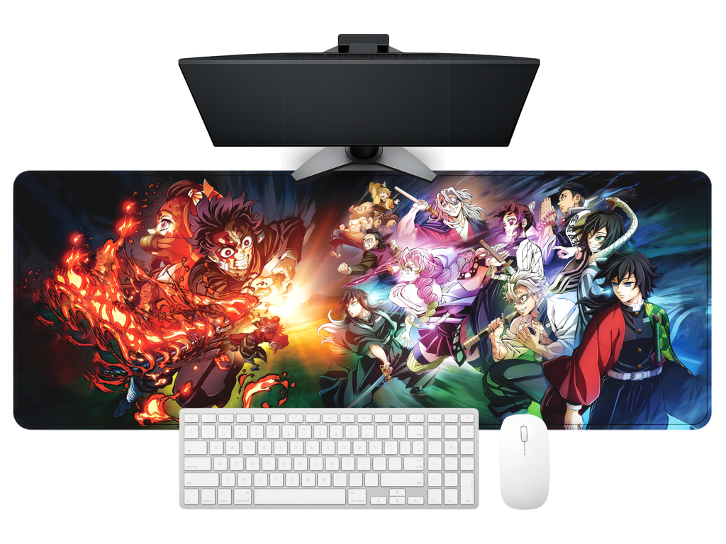 Epic Anime Battle Desk Mat Mouse Pad