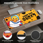 Funny Astronaut What the Duck Desk Mat Mouse Pad