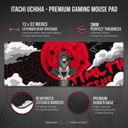 Shadow Eclipse Gaming Desk Mat Mouse Pad
