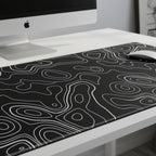 Contour Black Extended Desk Mat