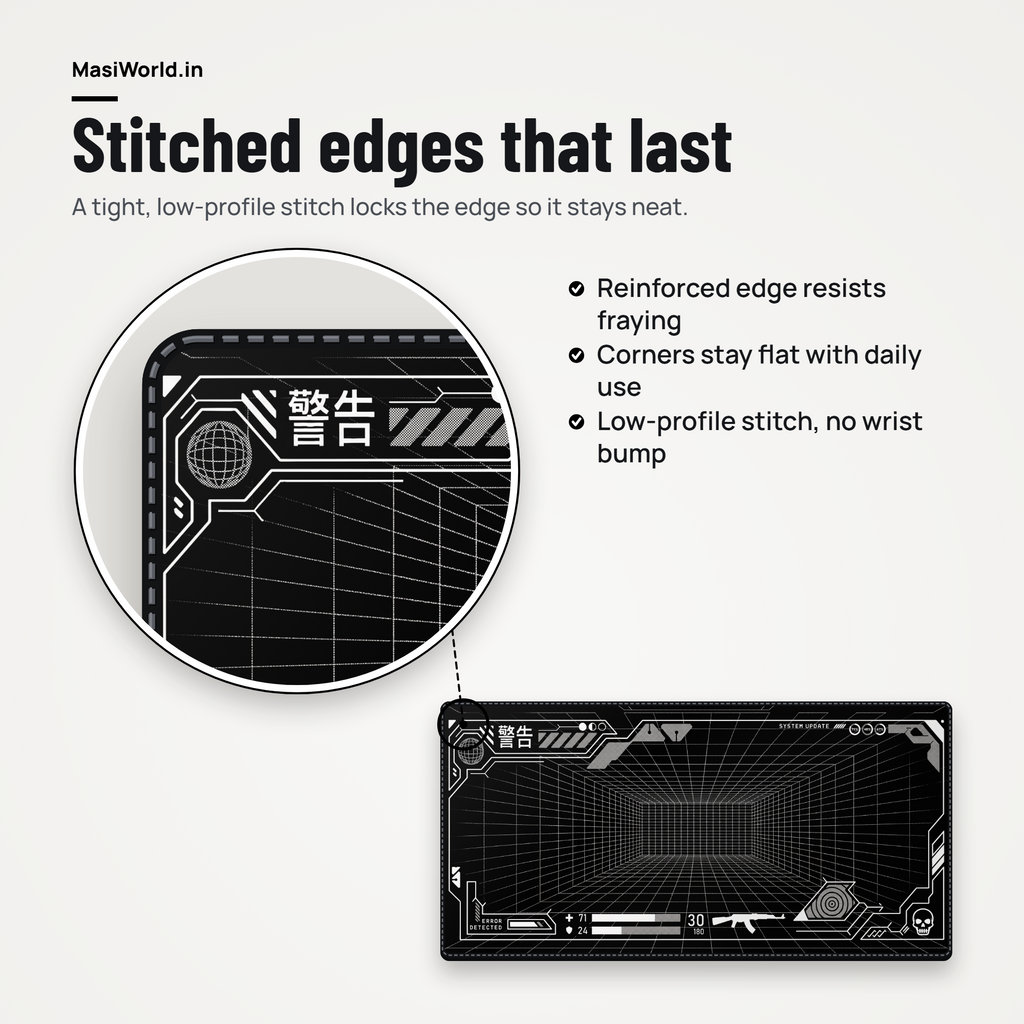 Gaming HUD Desk Mat Mouse Pad