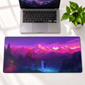 Mystic Mountain Sunset Desk Mat Mouse Pad