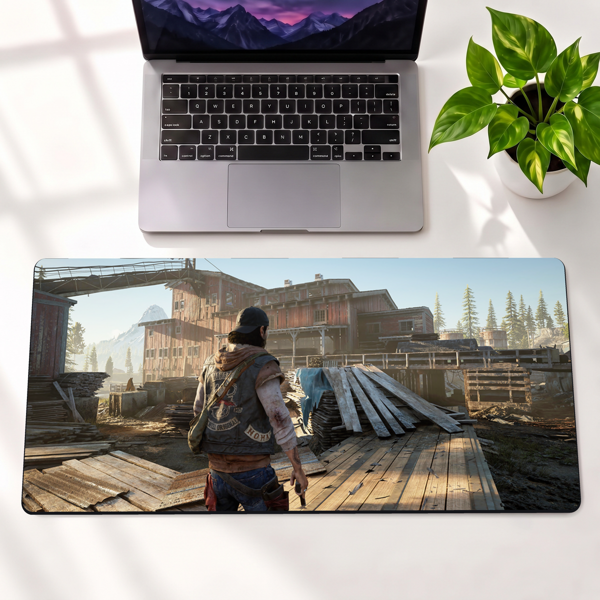 Post-Apocalyptic Desk Mat Mouse Pad