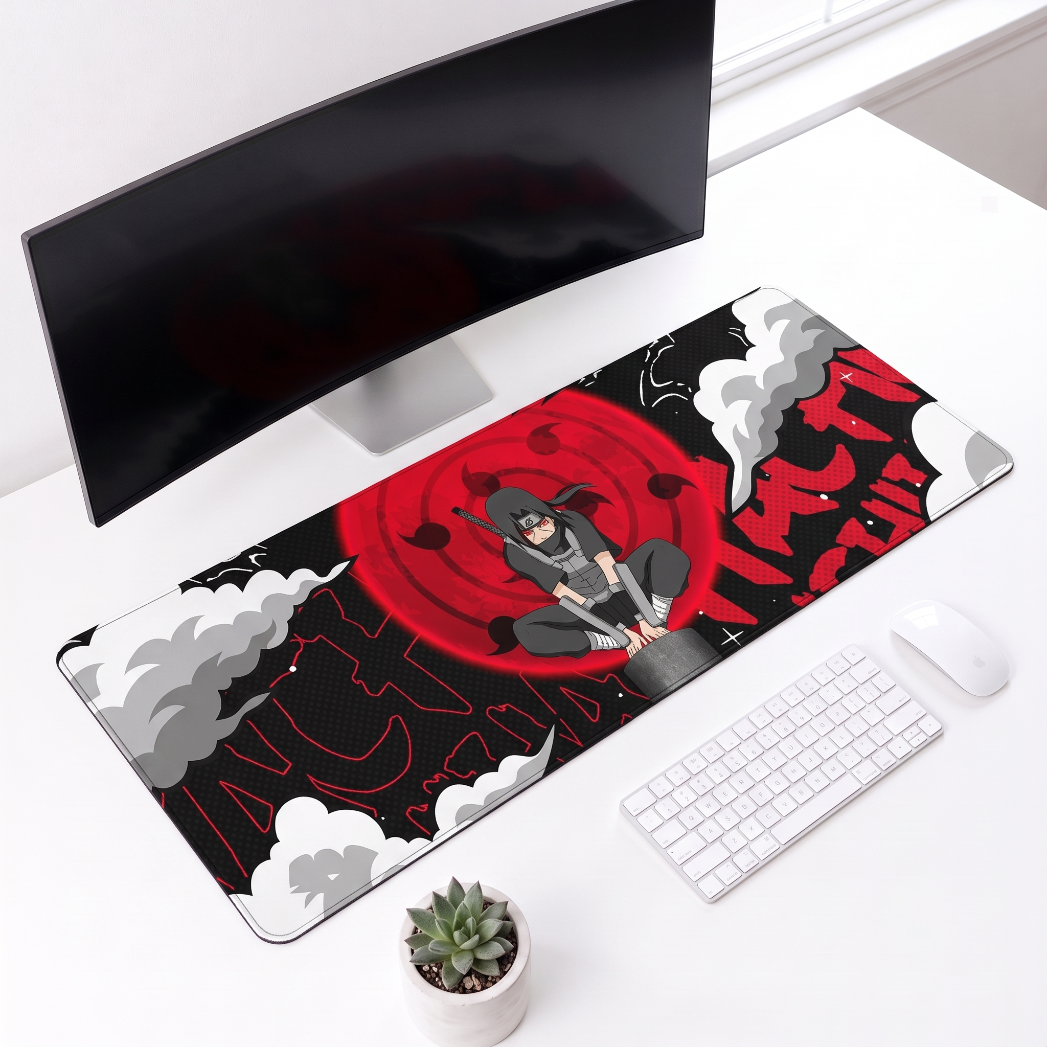 Shadow Eclipse Gaming Desk Mat Mouse Pad