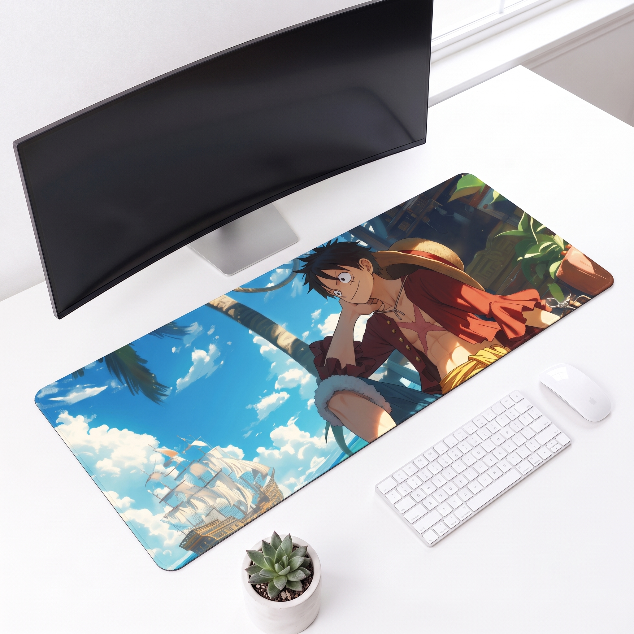 Sunny Voyage Desk Mat Mouse Pad