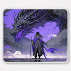 Void Dragon Ascension Warrior Mouse Pad