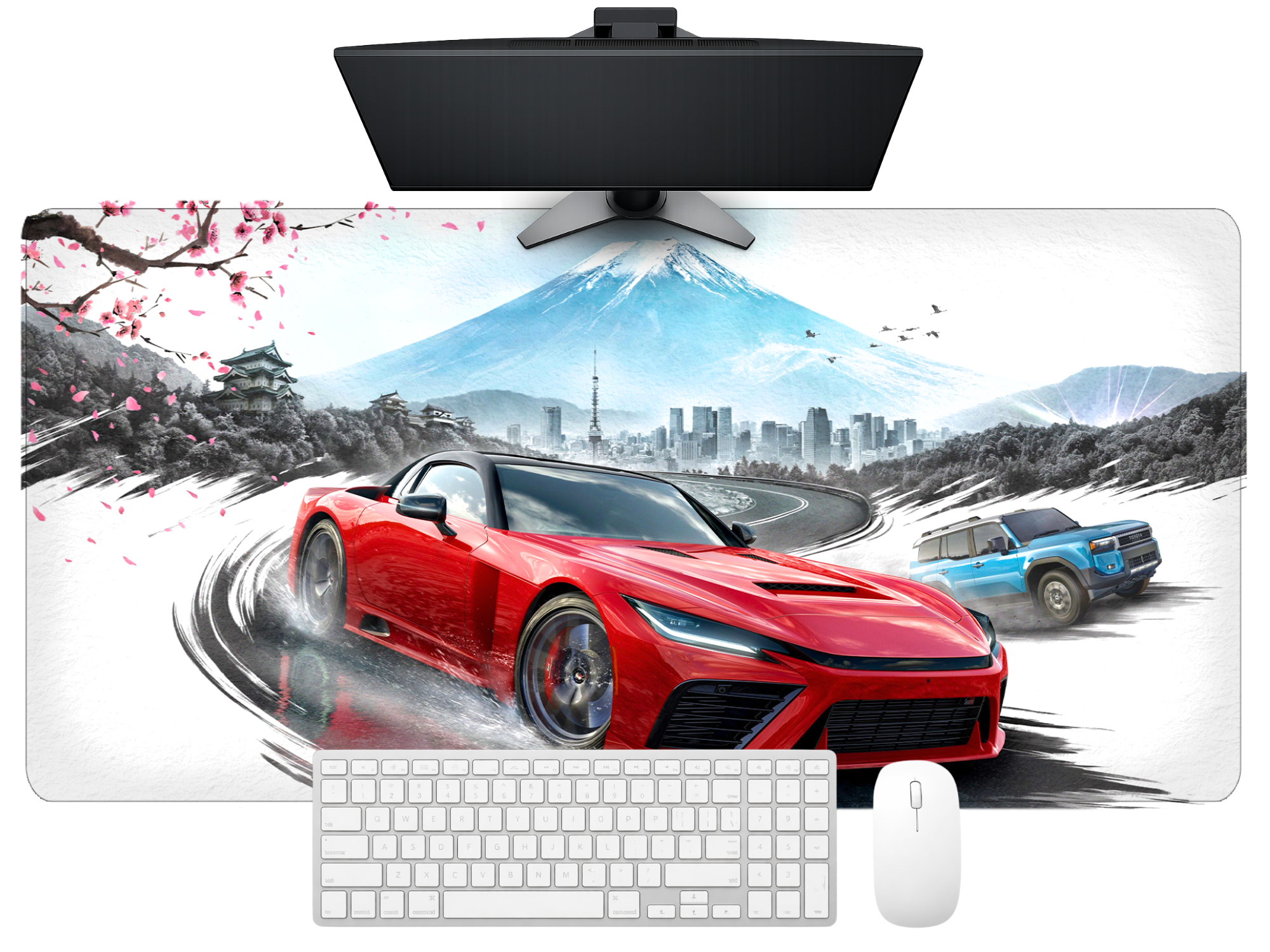 Tokyo Drift Sakura Desk Mat Mouse Pad