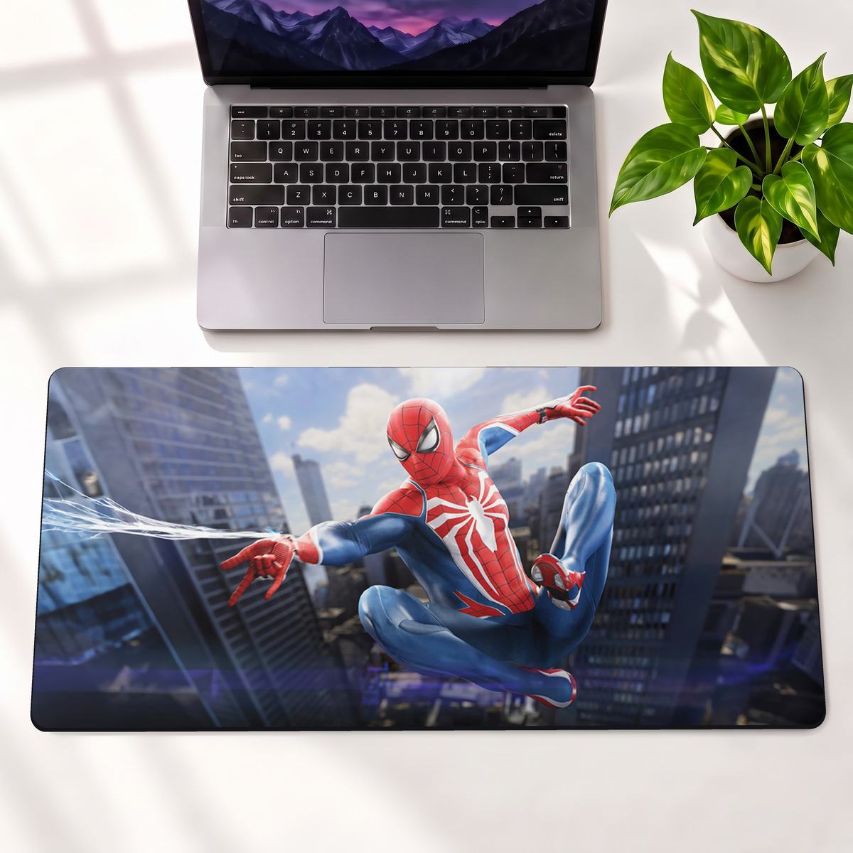 Urban Web Warrior Desk Mat Mouse Pad