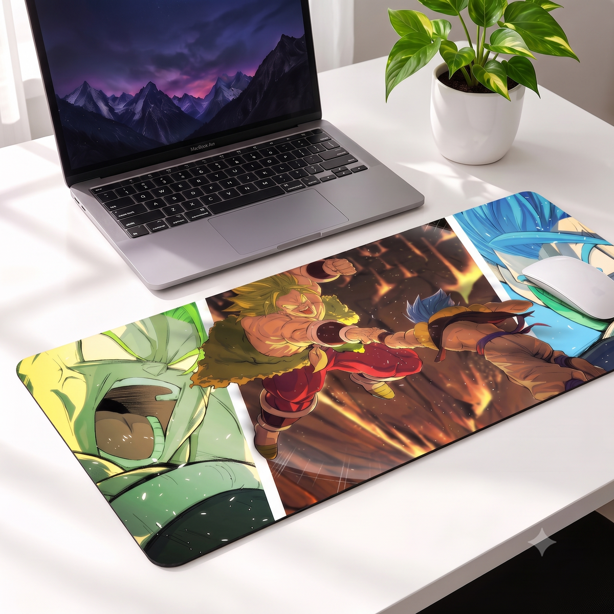 Dynamic Battle Fusion Desk Mat Mouse Pad