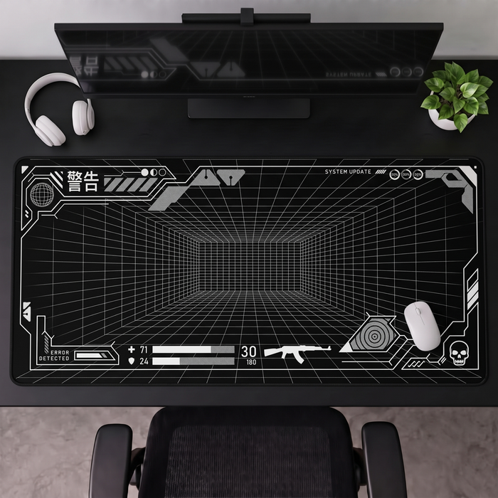 Gaming HUD Desk Mat Mouse Pad