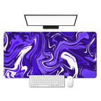 Abstract Purple Desk Mat Mouse Pad