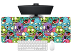 Screaming Zombies Gaming Desk Mat Mouse Pad