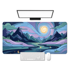 Celestial Nightscape Desk Mat Mouse Pad