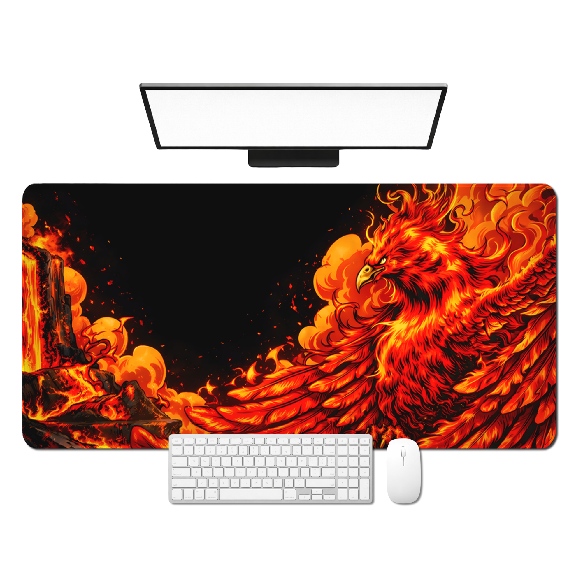 Blaze Phoenix – Firestorm Desk Mat Mouse Pad