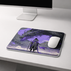 Void Dragon Ascension Warrior Mouse Pad