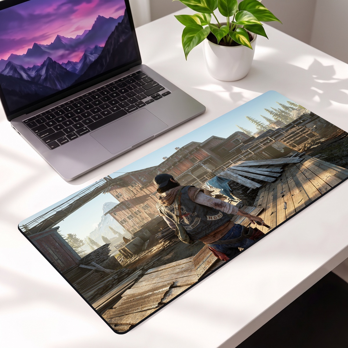 Post-Apocalyptic Desk Mat Mouse Pad