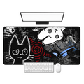 Midnight Doodle Chaos Desk Mat Mouse Pad