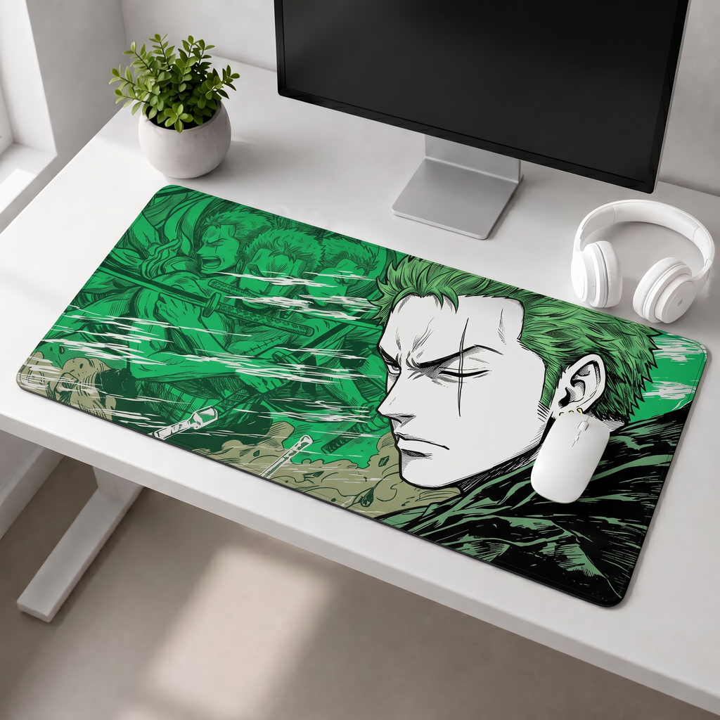 Emerald Warrior Desk Mat Mouse Pad