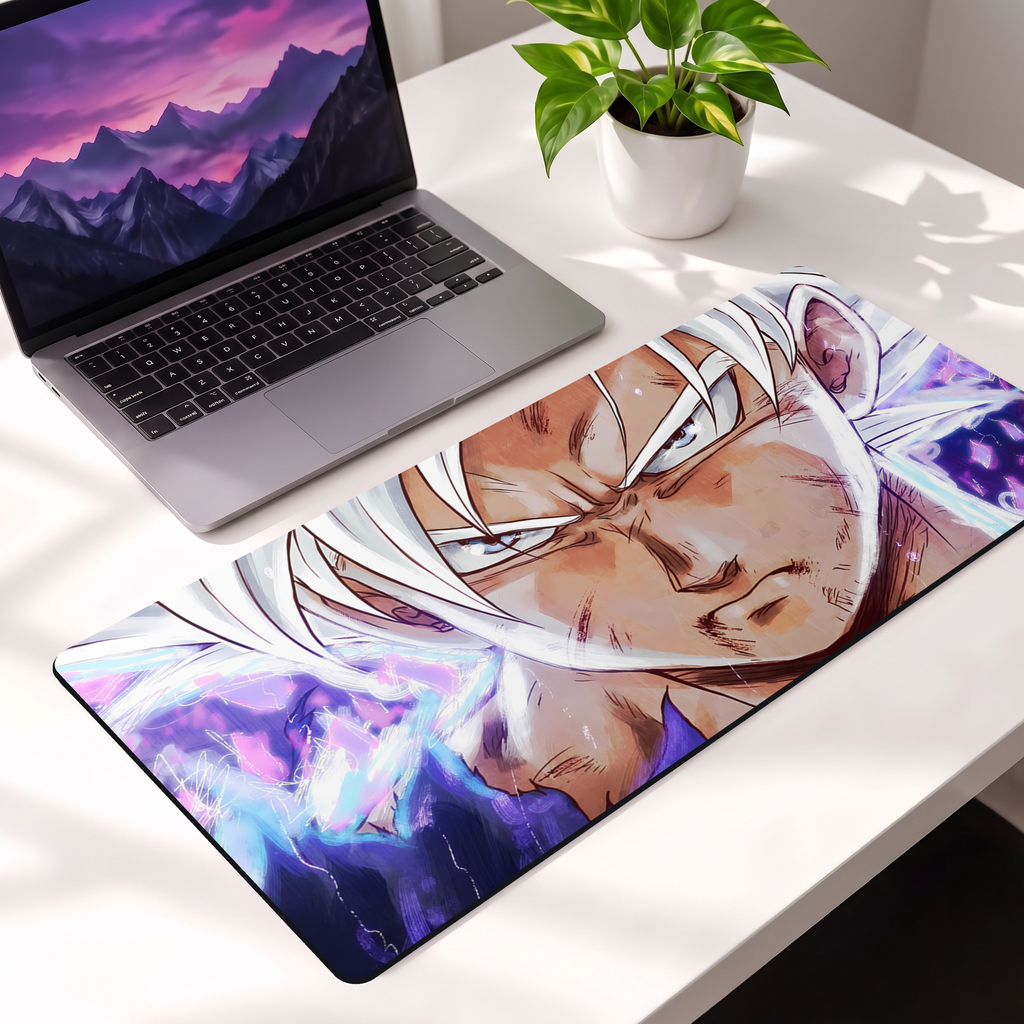 Fierce Aura Anime Desk Mat Mouse Pad
