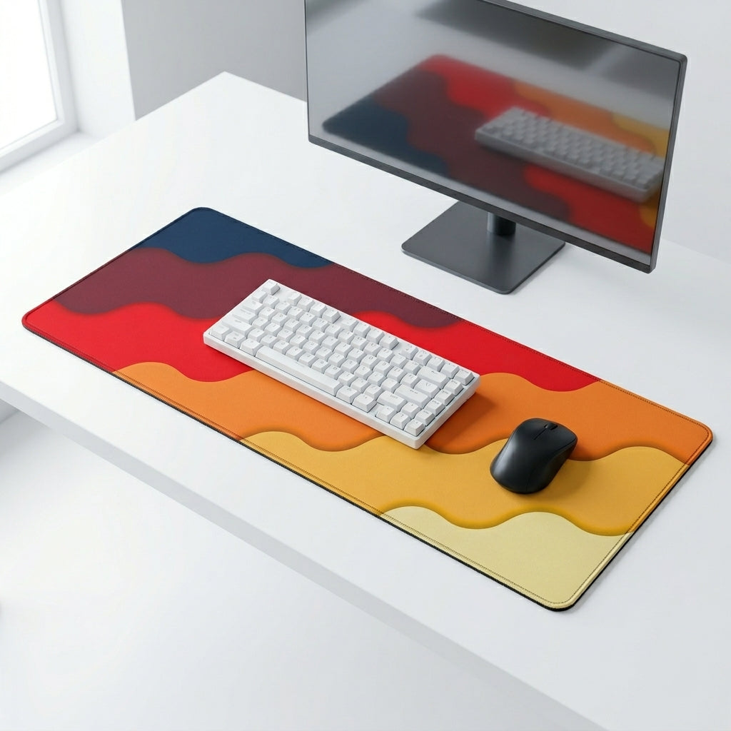 WaveFlow Desk Mat Mouse Pad