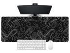 Contour Black Extended Desk Mat
