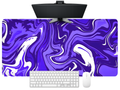 Abstract Purple Desk Mat Mouse Pad