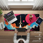 Rocket Launch Desk Mat Mouse Pad