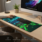 Warrior Energy Anime Desk Mat Mouse Pad
