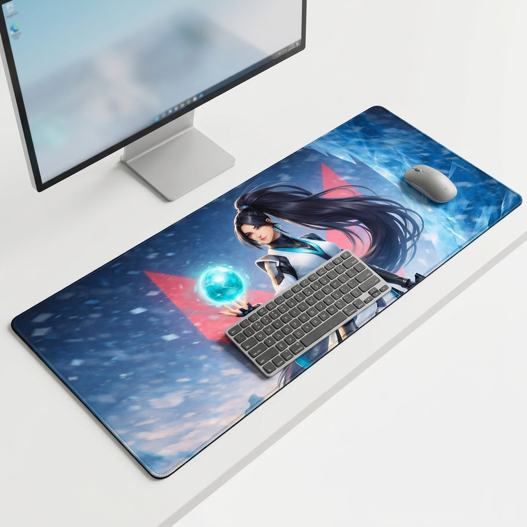 Frost Mystic Gaming Desk Mat Mouse Pad
