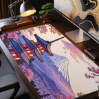 Sakura Horizon Desk Mat Mouse Pad