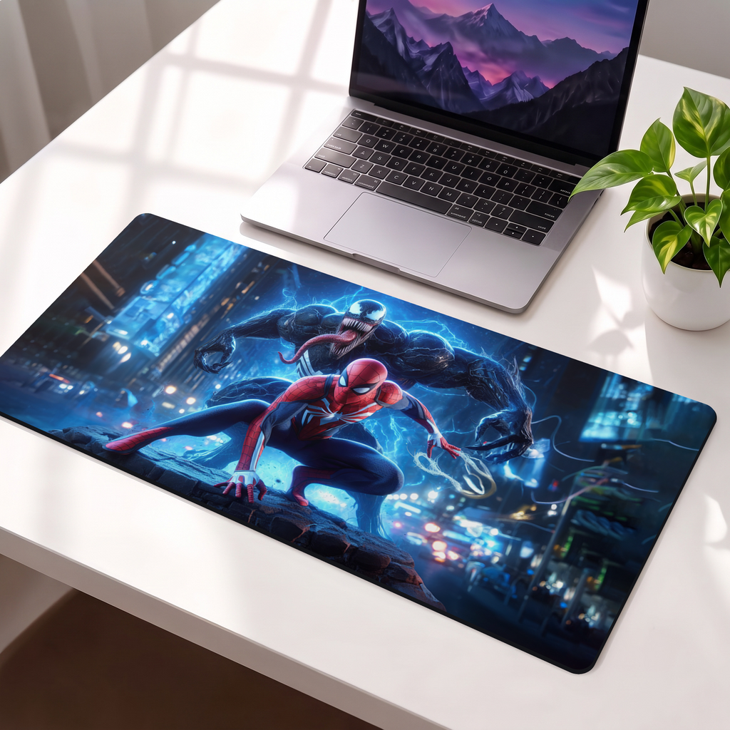 Venomous Spider Duo Desk Mat Mouse Pad