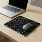 Premium Wavy Line Mouse Pad