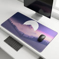 Moonrise Mountain Desk Mat Mouse Pad