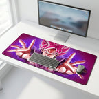 Cosmic Rage Warrior Desk Mat Mouse Pad