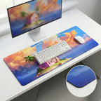 Tropical Sky Island Desk Mat Mouse Pad