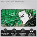 Emerald Warrior Desk Mat Mouse Pad