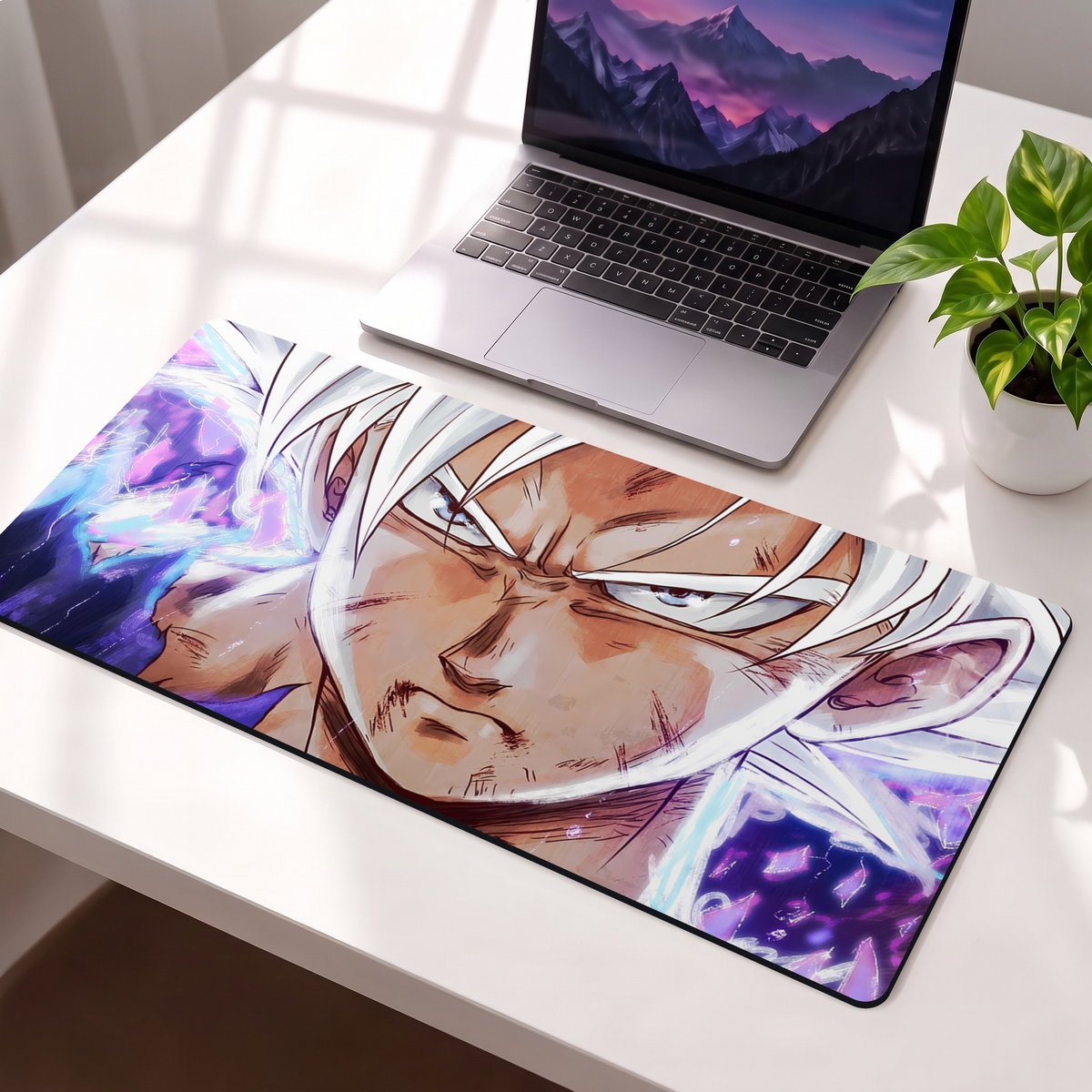 Fierce Aura Anime Desk Mat Mouse Pad