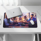 Cafe Vibes Aesthetic Desk Mat Mouse Pad
